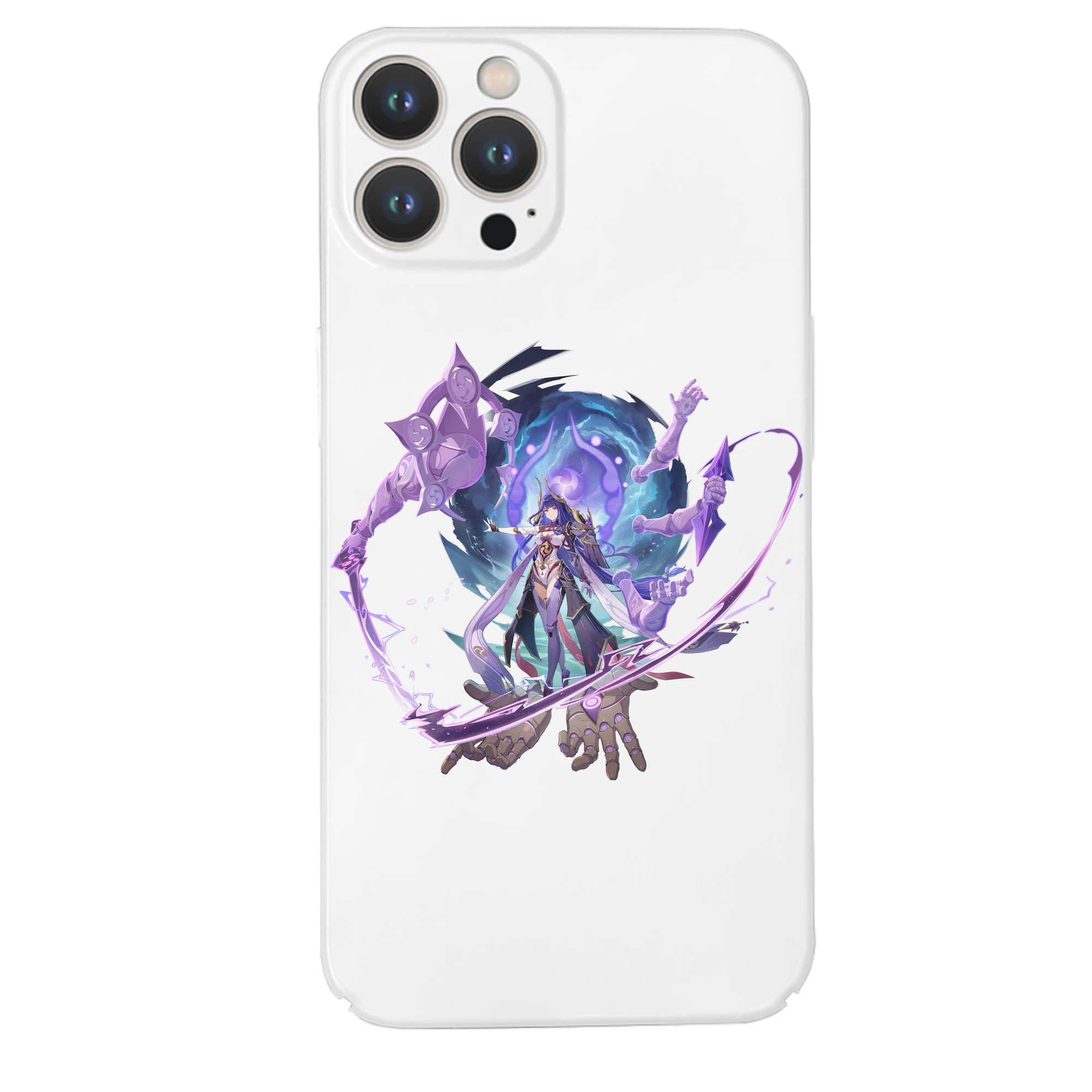 げんし神 雷電将軍 らいでんしょうぐん genshin Raiden Shogun 【iPhone 14シリーズ対応】ハードケース
